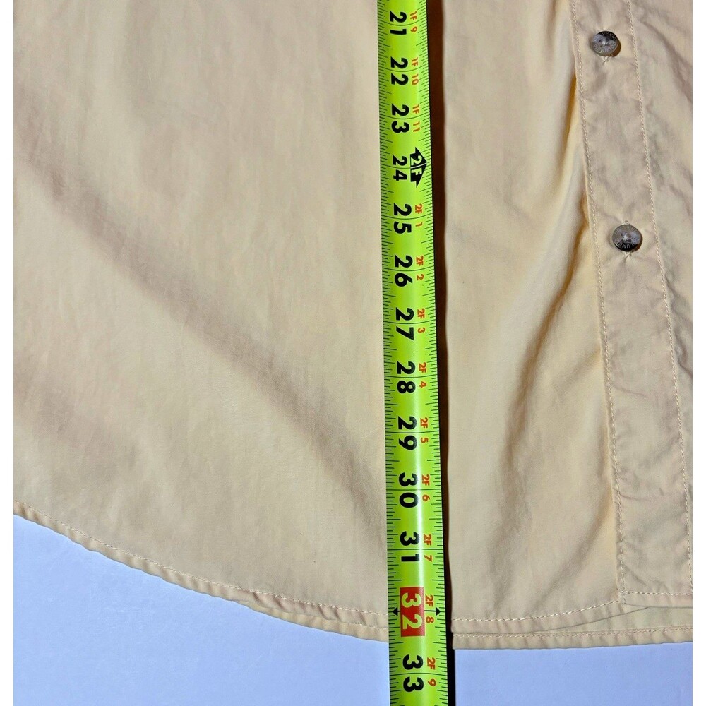Columbia Sportswear PFG Omni Shade Shirt Men's Size XL Yellow Vented Fishing - Picture 9 of 12